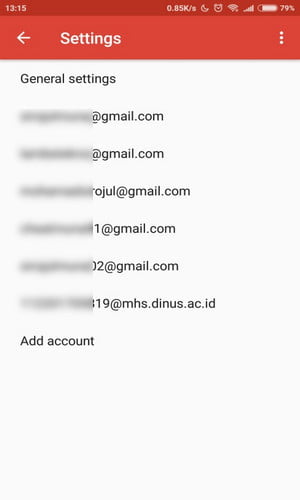 Cara Sign Out Gmail di Android
