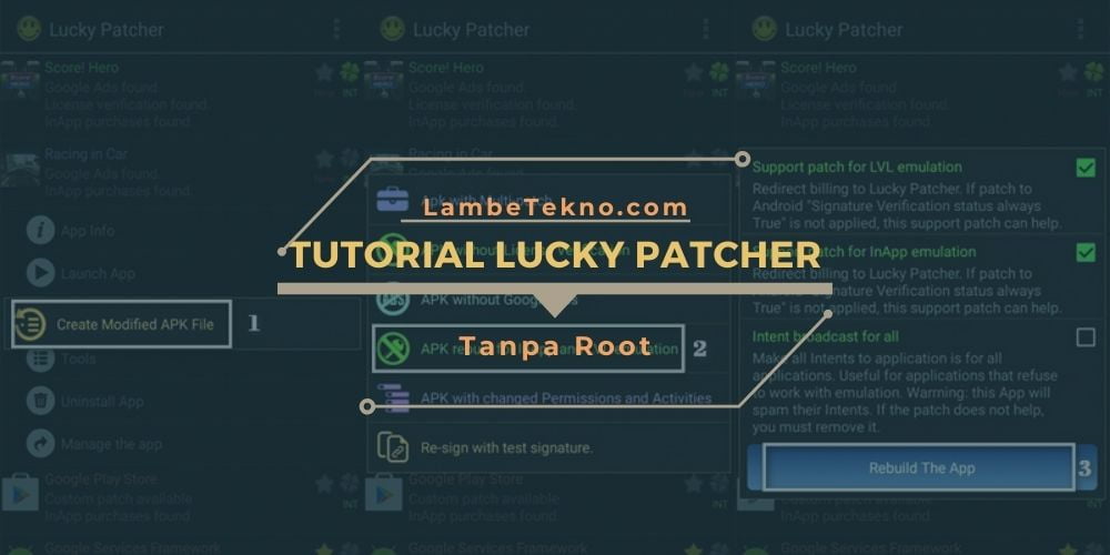 Cara Menggunakan Lucky Patcher Tanpa Root